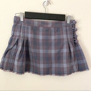 Marc Jacobs Plaid Kilt Style Mini Skirt Sz 4